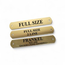 Solid Brass Engraved Nameplate