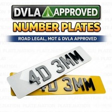 Custom Number Plates Standard