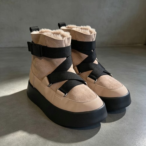 Ugg boots beige pink - boots, suede