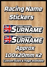 Custom race names vinyl - 2,