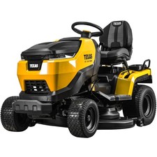 Ride lawn mower - on,