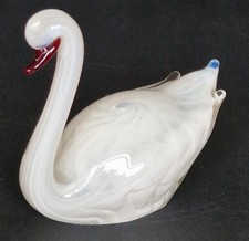 Vintage Sommerso Glass Swan