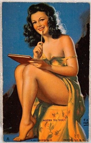Pinup girl notes you - pinup, earl