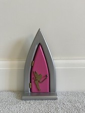 Wooden Painted Fairy Door with Gold Fairy Silhouette Excellent Quality