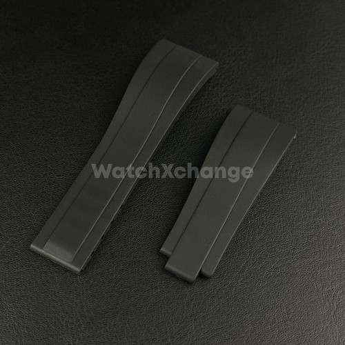 20mm 21mm black silicone - 20mm,