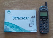 MOTOROLA TIMEPORT, TRI-BAND MOBILE 'PHONE (see description)