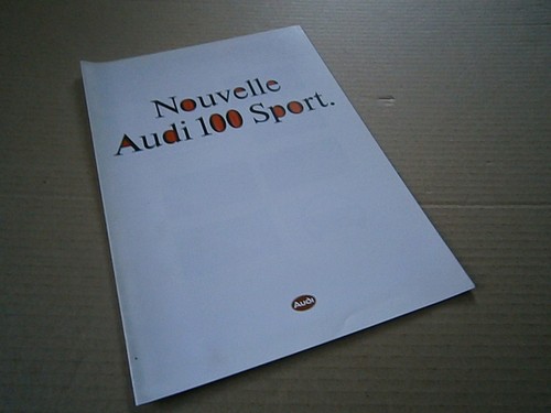 New audi 100 sport car - new, leaflet