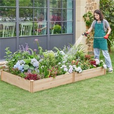 Wooden Raised Garden Bed Kit