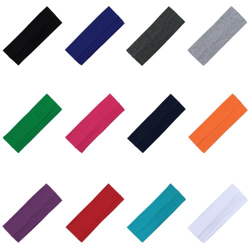 Wide cotton headbands stretch - wide,