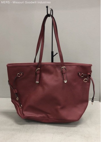 Justfab burgundy saffiano - justfab,