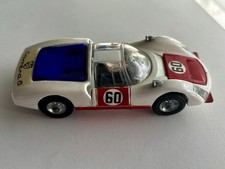 Corgi Toys - Porsche Carrera 6 - Vintage Diecast Model Race Car - White & Red