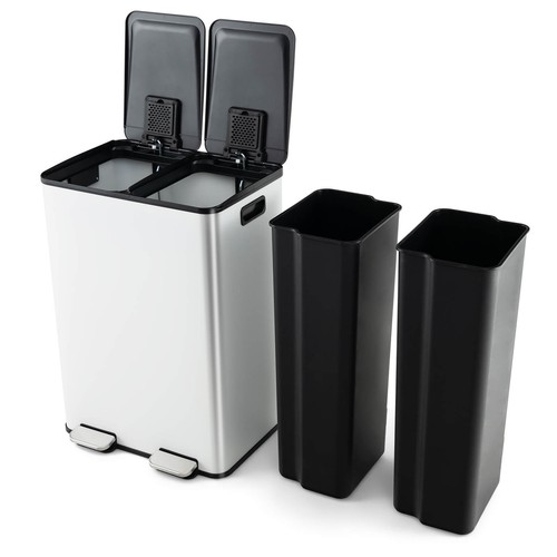 Gallon dual step trash can - 16,