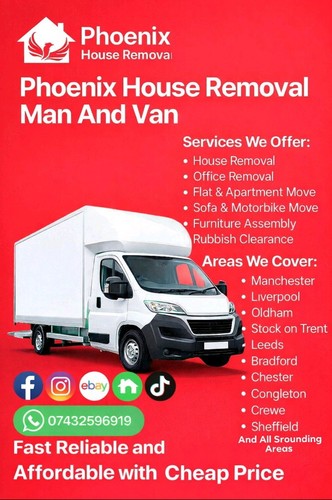 Man and van hire - and,