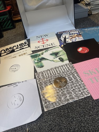10x vinyl record bundle - record,