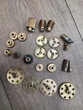 Vintage Meccano brass gears