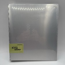 Pina Zangaro Machina 3-Ring 1” Binder 8.5X11" Satin Finish Aluminum 36301