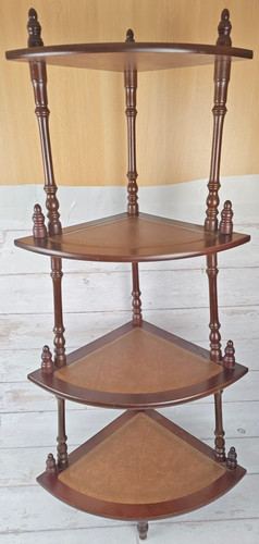 Vintage corner whatnot plant - corner,