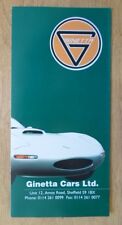 GINETTA RANGE orig 1993 UK Mkt Sales Brochure - G27 G33 G34 Classic 4