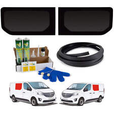 Pair of Fixed Campervan Side Windows Bundle Renault Trafic 2014+ / Vauxhall Viva