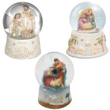 Christmas Nativity Mini Snow Globe - Traditional / Cute