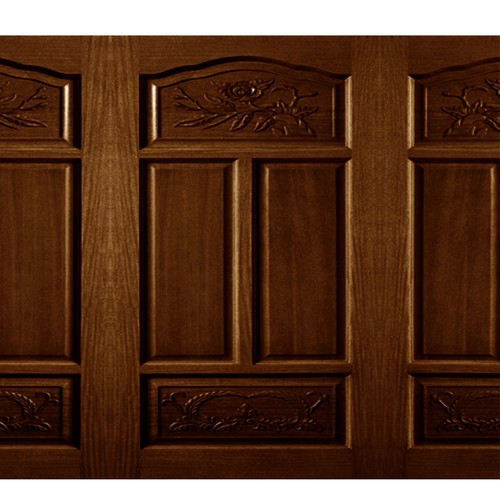 Dolls house wallpaper wainscot - dolls,