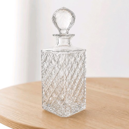 Vintage cut glass - glass, spirit