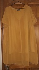 Evans Mustard Tunic Top Size