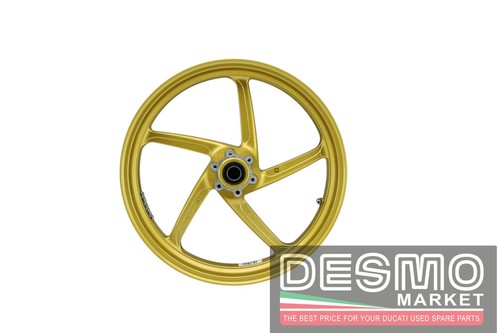 Golden front rim ducati - front,