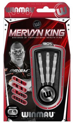 Winmau mervyn king black - king, 90%