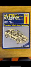 HAYNES Austin Maestro MG & Vanden plas 1983-94 owners workshop manual