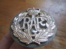 VINTAGE WHITE METAL RAF ROYAL