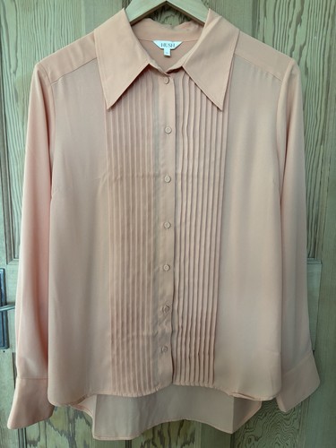 Hush peach orange pintuck - hush,