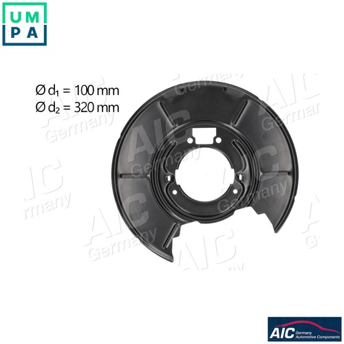 Splash guard brake disc - brake, 55498
