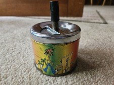 Rare Bob Marley Push Down Spinning Ashtray