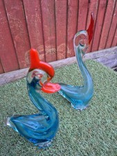 Pair ofVintage Hand Blown