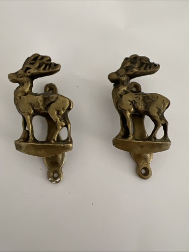 Vintage pair brass - pair,