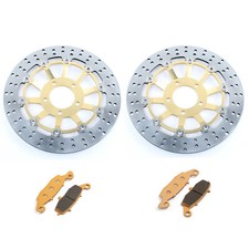 Front Brake Discs Pad For Suzuki GSF 600 N S Bandit 2000-2004 SV 650 S 1999-2002