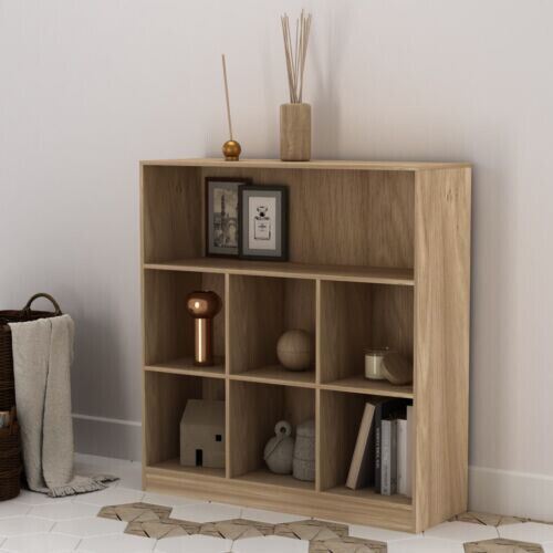 Oak wide wooden cube - wide,