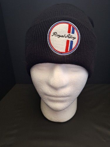 Royal alloy black wool beanie - royal,