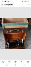Singer 201k Hand Crank Sewing Machine plesse read discription From Late 30s Vgc