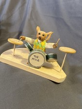 Folk Art Carved Painted Mouse