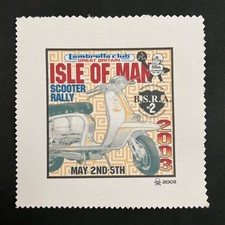 Isle Of Man Scooter Rally 2003 Patch Lambretta Vespa Paddy Smith.