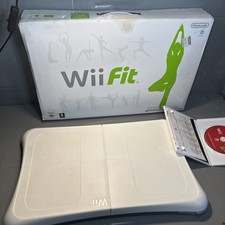 Nintendo Wii Fit Balance Board with Wii just dance  Game comes with original box