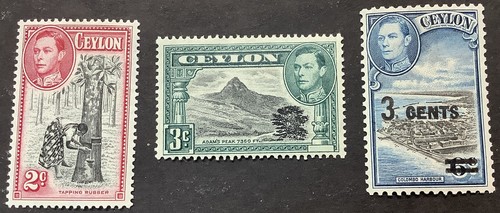 Ceylon george 3 stamps - 3,
