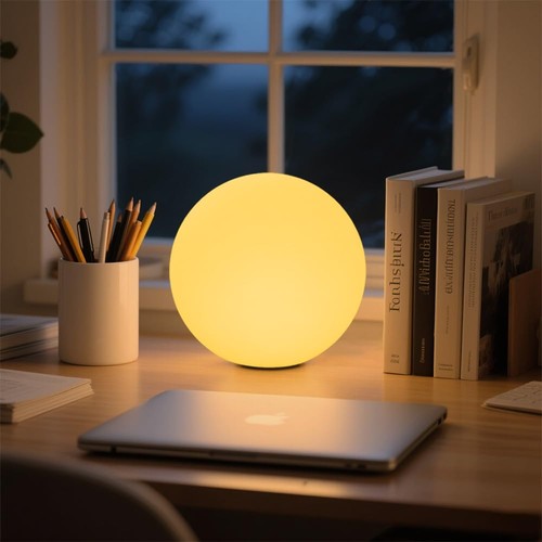 Led glowing ball light in - led, light,