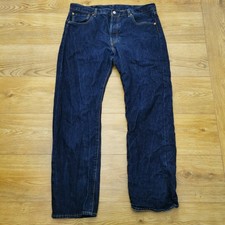 Levi's 501 Jeans Mens W38 L32 Blue Regular Fit Straight Leg Premium Big E