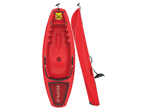 Sit kayak children in red - sit,