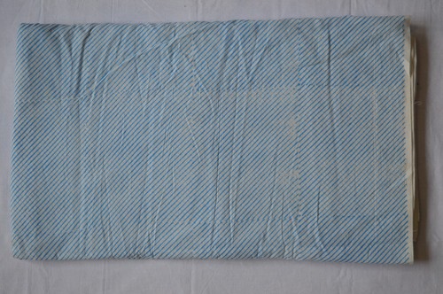 White blue hand block - blue,