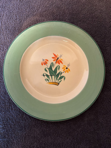 Antique minton dinner plate - antique,