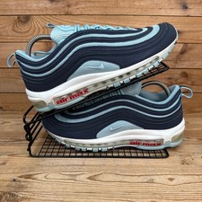 Nike Trainers Mens Size UK 9 Air Max 97 Premium Ocean Bliss Casuals Mod Shoes